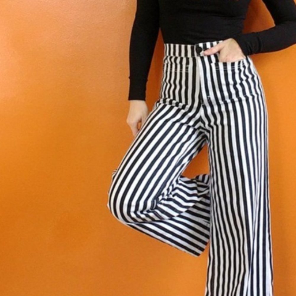 SUGARHIGH LOVESTONED WOODY PANTS - STRIPE